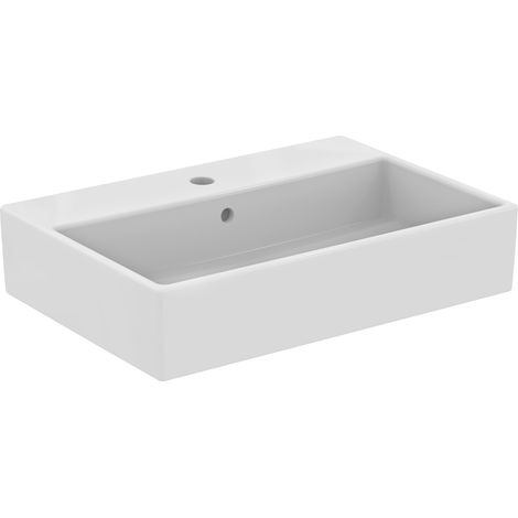 Ideal Standard I.Life B Vessel Sit-On Countertop Basin 605mm Wide - White (1/5)