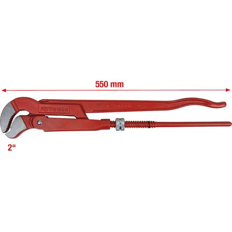 KS Tools 45° gewinkelte Eckrohrzange, 2