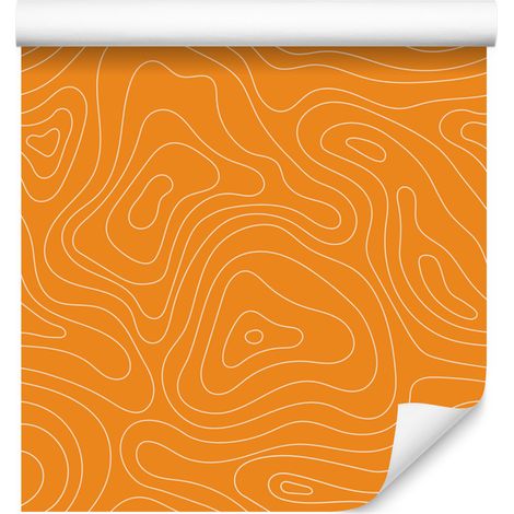 Carta da parati con motivo geometrico dorato, sfondo dorato per soggiorno e camera da letto 50x1000 cm (1/5)