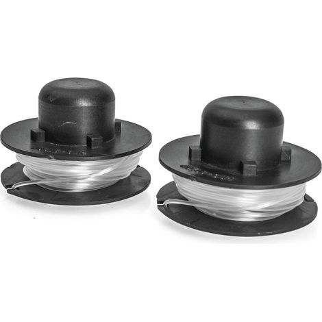 Lot de 2 bobines de fil nylon pour coupe bordure 250W- 5m - diamètre 1.4mm VITO