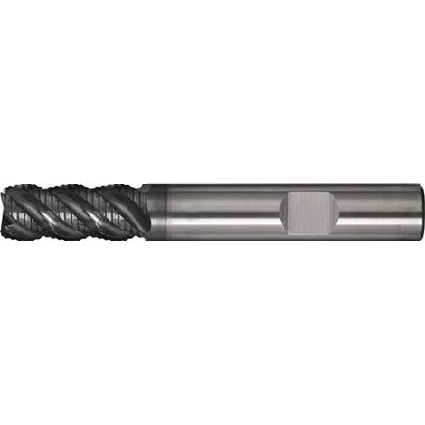 TECWERK Schaftfräser DIN 6527L Typ HR D.6mm Einsatz-L.-mm VHM TiAlN HB Z.4 lang TECWERK (1/2)