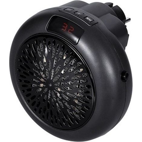 BEBUSINGOTO Chauffage soufflant électrique intelligent 900 W, chauffage d'espace, prise murale, chauffage électrique avec thermostat réglable et minuteur compact pour le bureau et la maison (1/5)