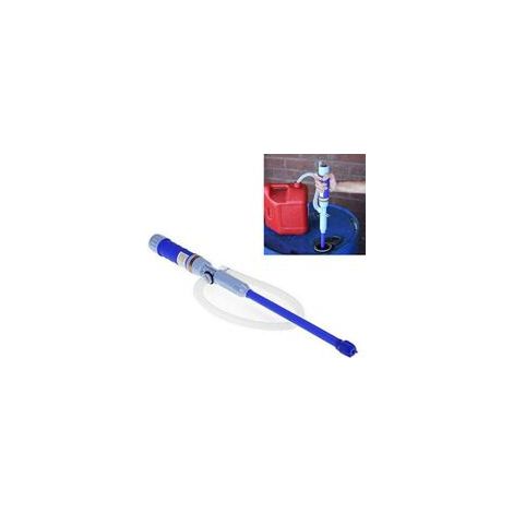 Tragbare, akkubetriebene Wasserpumpe, Dieselpumpe, elektrische Transferpumpe, Kraftstoff-Saugpumpe, Ölpumpe, Benzinpumpe, Wassersaugpumpe, Blau READCLY-Crezuo