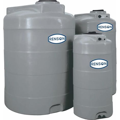 Cuve Stockage Verticale Grise En Pe 5000L Pre Equipee Renson