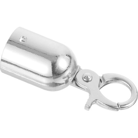 Embout de Corde Crochet en Alliage D'aluminium Argenté pour Garde-corps, Accessoire Multifonctionnel Décoratif, pour Hôtels et Centres Commerciaux (1/5)