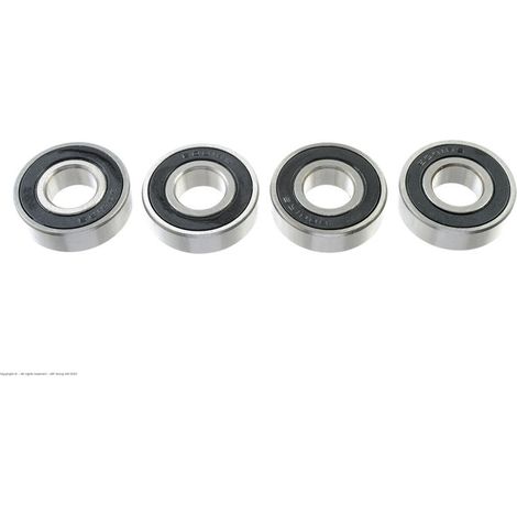 Revtec - Ball Bearing - Chrome Steel - ABEC 3 - Rubber Shielded - 12X28X8 - 6001-2RS - 4 pcs