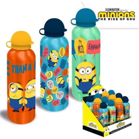 Borraccia In Alluminio 500Ml Minions Cm-Ms10009 X1