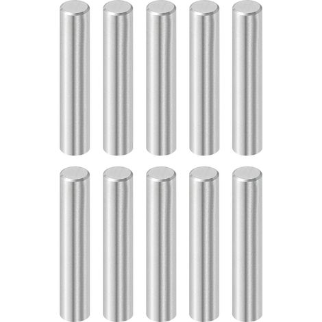 10 Pcs Goujons Cylindriques 8 mm x 40 mm, Goujons Cylindriques Acier Inoxydable 316L Éléments Fixation Étagères Goujons Métalliques Ton Argenté (1/5)