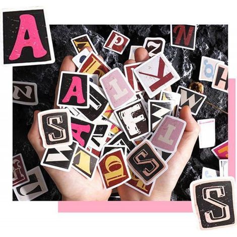 Autocollant Lettre - Vintage Imperméable - Pour Scrapbooking Décoration Boîte Aux Lettres Artisanat - 104 Pièces (1/5)
