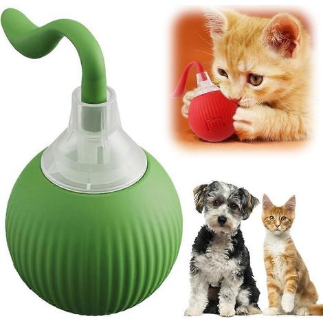 Balle interactive automatique pour chat 2024 - Balle rechargeable qui roule et rebondit toute seule pour jouer à l'intérieur