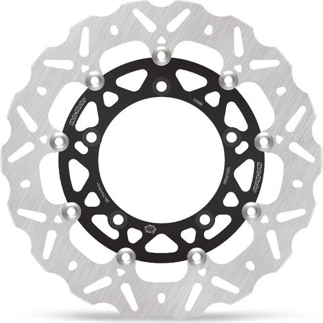 Disco de freno delantero flotante MOTO-MASTER NITRO ROAD (centro de aluminio) SUZUKI: BANDIT, GSF, GSR, V-STROM (310X121.5X5) (Ver descripción del producto)