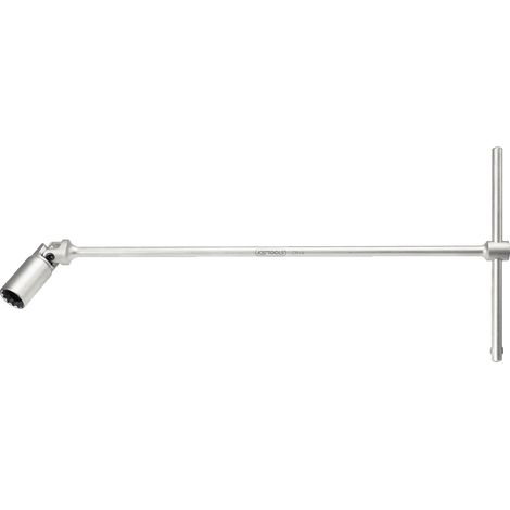 KS Tools - Clé à poignée longue à cardan 12 pans spécial bougie, 21 mm - 517.1134 (1/4)