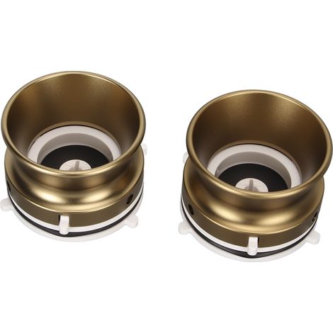 1 Paire d'adaptateurs universels en alliage d'aluminium pour platines vinyle, moyeux NAB Studer ReVox 10 pouces, chargement pour Akai bronze (1/5)