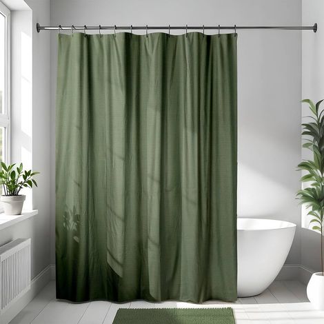 Tenda da doccia in microfibra 180x200cm- kaki - Tendance