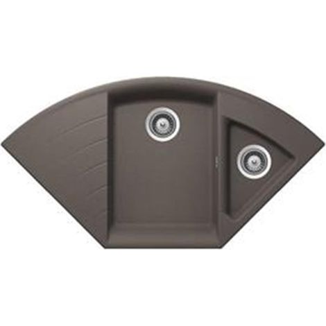 Schock Einbauspüle Cristadur Lotus C-150 A Silverstone SIL Exzenterbedienung (1/3)