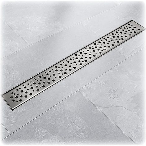 140cm Edelstahl Duschrinnen Ablaufrinnen Bodenablauf Duschrinne Duschablauf Tropfen