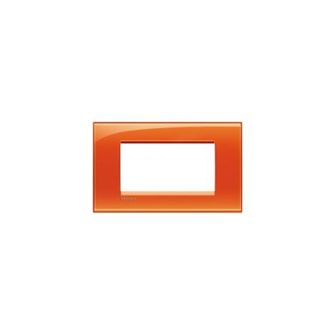 Plaque carrée Livinglight Orange Deep 4 modules LNA4804OD
