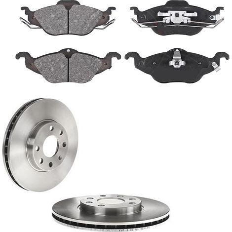 KIT FRENI ANTERIORI compatibile con OPEL ASTRA G CLASSIC (T98) - DISCHI + PASTIGLIE OEM: P 59 030 / 16952 /SOSTITUZIONE DIRETTA/BASSA POLVERE/SILENZIOSO (1/5)