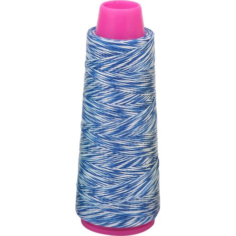 Fil de fabrication de corde d'arc 110m pour arc recurve et compound - Bleu et blanc (1/5)