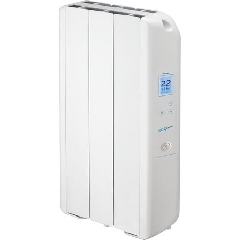Radiateur électrique à inertie fluide 330W FARHO Eco Green 03 Eléments Blanc Programmable Basse Consommation Garantie 20 ans (1/4)