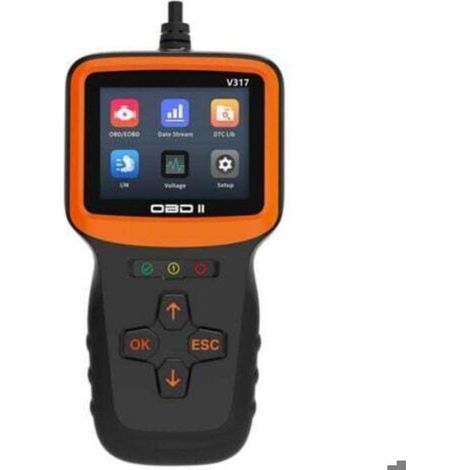 Valise diagnostic auto OBD2 - MHY® - Compatible véhicules après 2000 - Supporte 9 protocoles OBD2 - Affichage couleur (1/4)