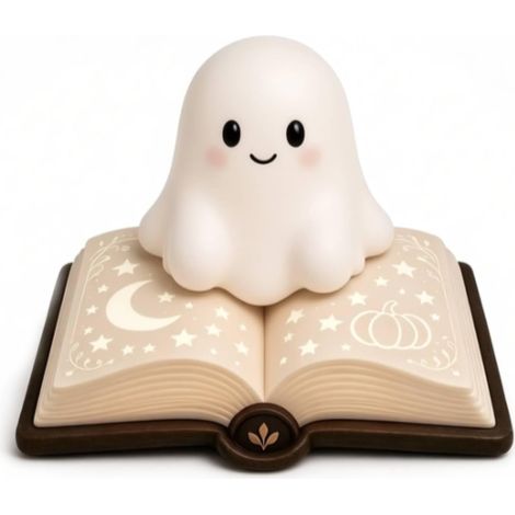 Veilleuse Halloween Lampe de Nuit Figurine Livre Sculpté (1/5)