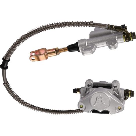 Hinterrad-Scheibenbremse – 1-teilig – Hochleistungsstahl – Integrierter Hauptbremszylinder – Für 150-cm³- und 250-cm³-Quads/ATVs – 630 mm (1/5)