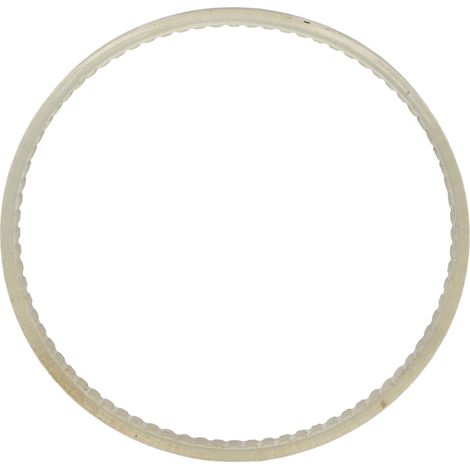 Courroie de remplacement pour moteur de scie à ruban, transmission pour le travail du bois, compatible avec les tours et perceuses, système d'emballage, 25 cm (10 pouces), beige (1/5)