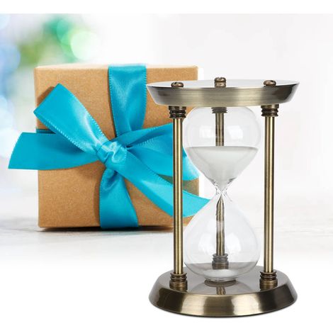 Sablier décoratif pour la maison, accessoire de minuterie, cadeau pour les amis et les enfants, petit format (1/5)
