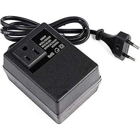 Dciustfhe Tension : 200 W - Transformateur : 220 V à 110 V - Prise européenne. (1/5)