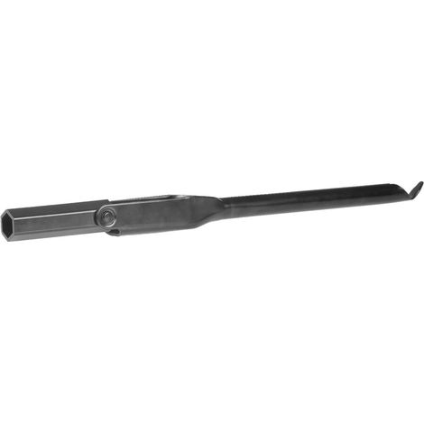 alca® Faltbarer Radmutterschlüssel 19 mm I mit Radkappenabzieher I  Hebel bis 35 cm Länge I Universaler Radschlüssel für Reifenwechsel