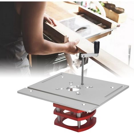 Machine à graver, rainurer, ébarber et chanfreiner les panneaux inversés en alliage d'aluminium pour le travail du bois, finition argent. (1/5)