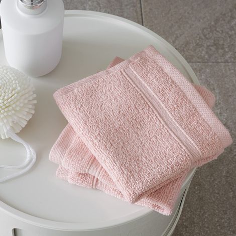 Catherine Lansfield Zero Twist, telo da bagno, Cotone, Rosa(Rosa)