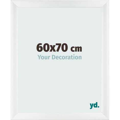 yd. - Cadre photo 60x70 - Blanc Brillant - MDF - Pisa (1/5)