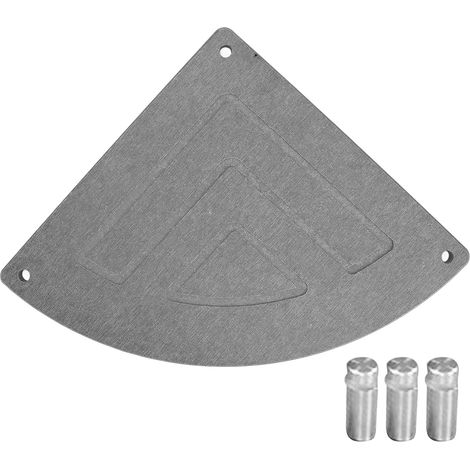 Plateau d'évier d'angle moderne Diatom – Égouttoir à vaisselle multifonction peu encombrant avec 3 pieds antidérapants pour comptoirs de cuisine et de salle de bain'-'- (1/5)