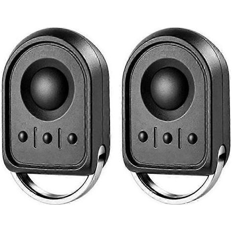 Télécommande porte de garage 4 canaux compatible Somfy KeyGo RTS 433,92 MHz, lot de 2 (1/5)