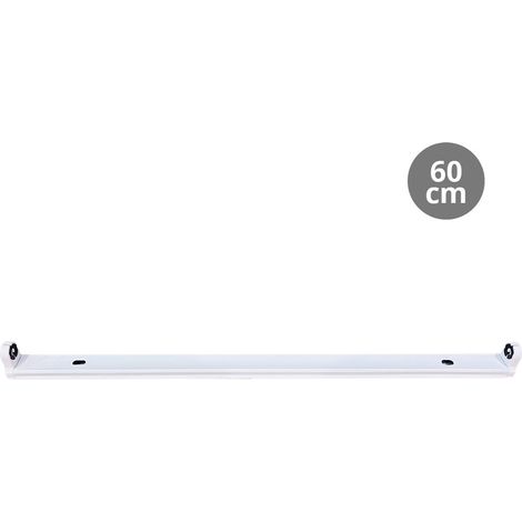 FPLUS regleta industrial tubo led 600 mm , Regleta industrial para tubos LED T8 60cm. REF: 203810010 (1/5)