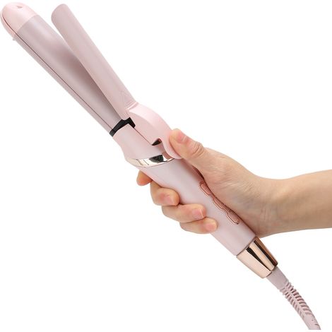 Fer à Lisser Boucleur avec Affichage LCD et Contrôle de Température, Outil de Coiffure Anti-Chaleur pour Cheveux, 220V Prise Européenne (1/5)
