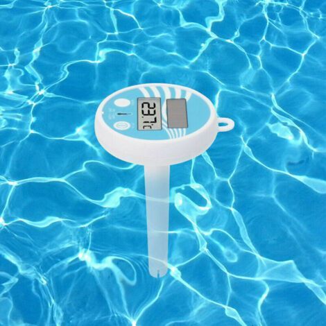 FENOPLASTICAThermomètre numérique flottant pour piscine et spa – Affichage LCD étanche, résistant aux chocs, mesure précise de la température de l’eau (10–40 °C), usage intérieur/extérieur (1/5)