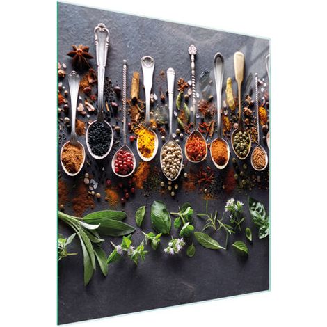 PLANCHE À DÉCOUPER EN VERRE 45x52 ÉPICES (1/5)