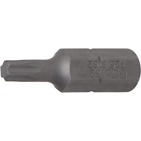 Inserto  lunghezza 30 mm  attacco esagono esterno 8 mm (5/16")  profilo a T (per Torx) T25 (1/2)