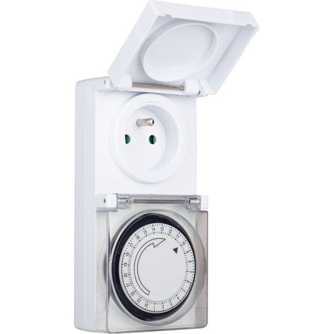 smartwares TM116B programmateur d'enchufe extérieur IP44 (1/3)