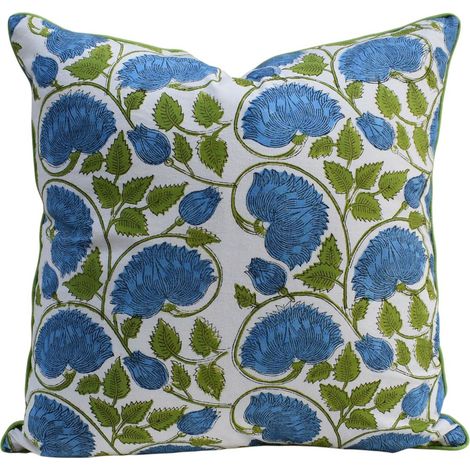 Housse de coussin Kamal Aqua (1/3)