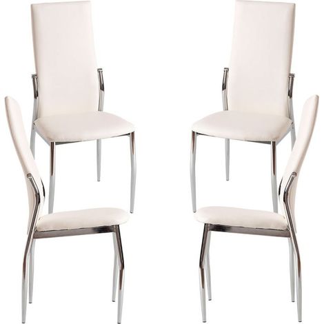 Packs Sillas Comedor - Pack 4 Sillas Yeki - Blanco (1/5)
