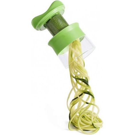 Trancheuse spirale, trancheuse spirale manuelle pour légumes, coupe-spirales pour pommes de terre, carottes, fruits, concombres, courgettes (1/5)