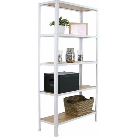 Simonhome Click Wood Mini 5/300 800 Blan/roble  1800x800x300 (1/2)
