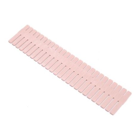 BUNTHAUS Verstellbarer Schubladen-Organizer, 8 Stück, verstellbarer Gitter-Schubladenteiler, Kunststoff-Schubladenteiler für Unterwäsche, Socken, Kosmetik, Bürobedarf, Pink, 37 x 7 cm (1/5)