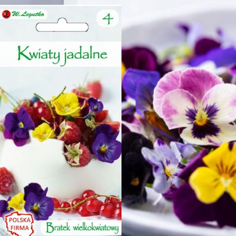 Semi di fiori commestibili, viola del pensiero 0,5 g
