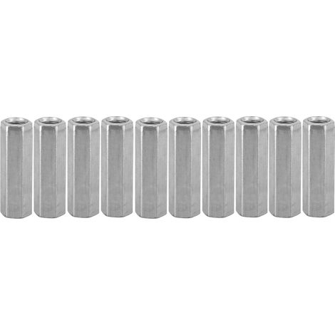 10 pièces M8 longue tige écrou Hex Hexagonal manchon entretoise attaches filetées (M840)