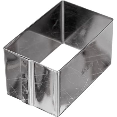 ibili Stampo Rettangolare Argento 8x5 cm (1/4)